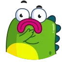 Din the Dino 스티커