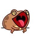 Disgruntled Toad 스티커