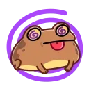 Disgruntled Toad 스티커