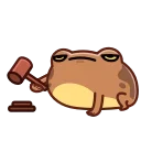 Disgruntled Toad 스티커