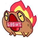 Disgruntled Toad 스티커