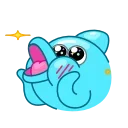 Dolphin Jumpy 스티커