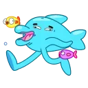 Dolphin Jumpy 스티커