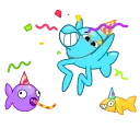 Dolphin Jumpy 스티커