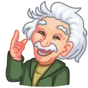 ALBERT EINSTEIN 스티커