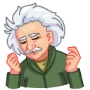 ALBERT EINSTEIN 스티커