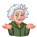 ALBERT EINSTEIN 스티커