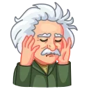 ALBERT EINSTEIN 스티커