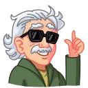 ALBERT EINSTEIN 스티커