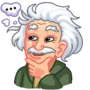 ALBERT EINSTEIN 스티커