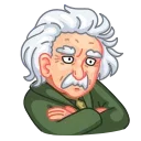ALBERT EINSTEIN 스티커