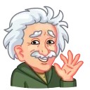 ALBERT EINSTEIN 스티커