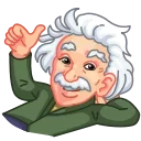 ALBERT EINSTEIN 스티커