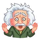 ALBERT EINSTEIN 스티커