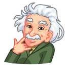 ALBERT EINSTEIN 스티커