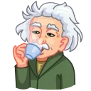 ALBERT EINSTEIN 스티커