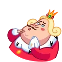 King 스티커