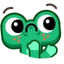 Froggo In Love 스티커