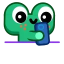 Froggo In Love 스티커