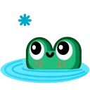 Froggo In Love 스티커
