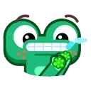 Froggo In Love 스티커