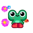Froggo In Love 스티커