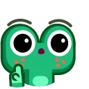 Froggo In Love 스티커
