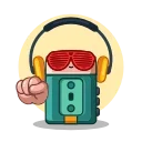90s gadgets 스티커