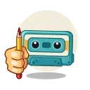 90s gadgets 스티커