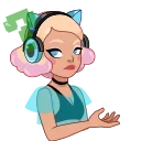 Gamer Girl 스티커