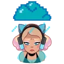 Gamer Girl 스티커