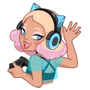 Gamer Girl 스티커
