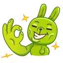 Green Bun 스티커