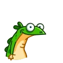 Green Lezard 스티커