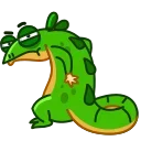 Green Lezard 스티커