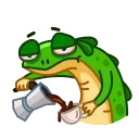 Green Lezard 스티커
