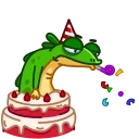 Green Lezard 스티커