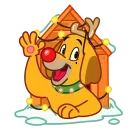 Max - the Grinch's dog 스티커