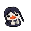 Halloween Duck 스티커