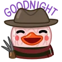 Halloween Duck 스티커