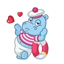 Hippos 스티커