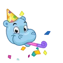 Hippos 스티커