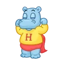 Hippos 스티커