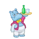 Hippos 스티커