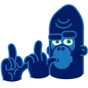 Harry Gorilla 스티커