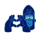 Harry Gorilla 스티커