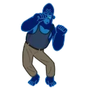 Harry Gorilla 스티커