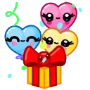 Helium Hearts 스티커
