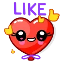 Helium Hearts 스티커