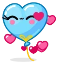Helium Hearts 스티커